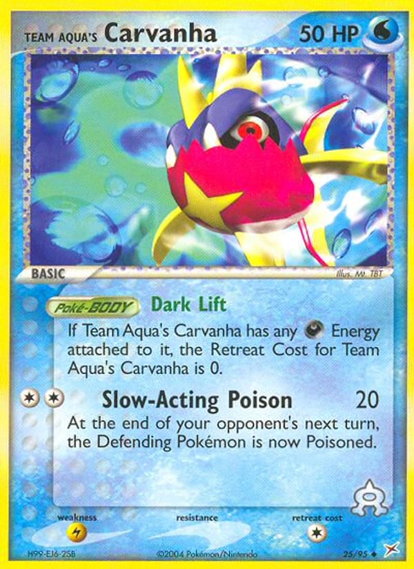 Team Aqua's Carvanha 025/095