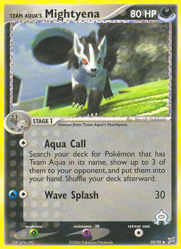 Team Aqua's Mightyena 030/095