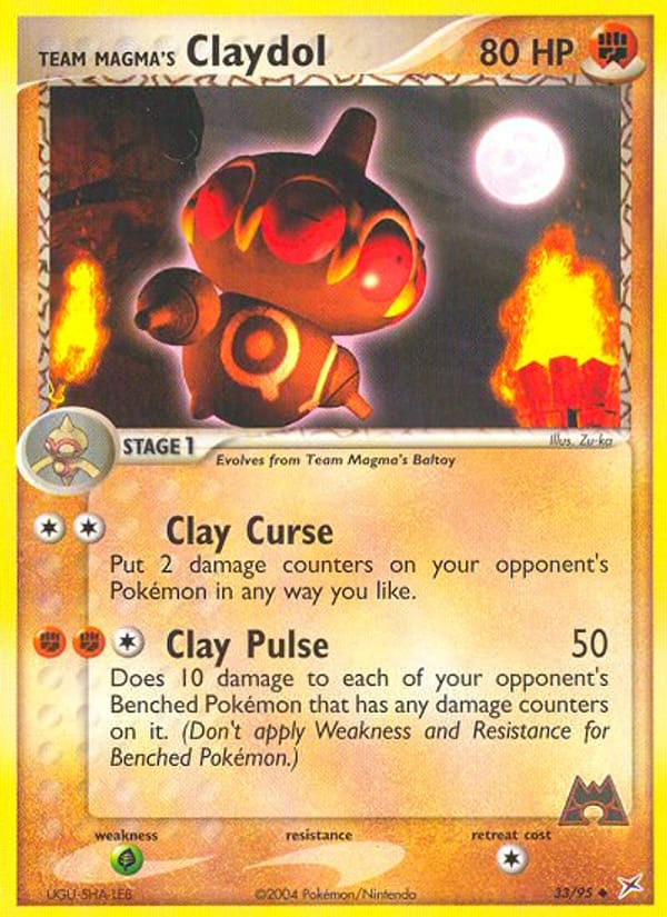 Team Magma's Claydol 033/095