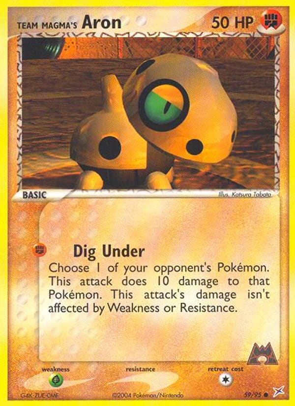 Team Magma's Aron 059/095