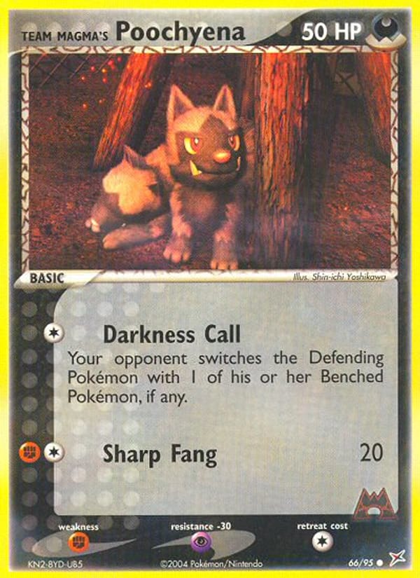 Team Magma's Poochyena 066/095