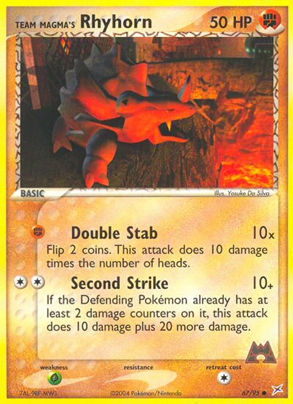 Team Magma's Rhyhorn 067/095