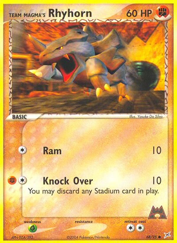 Team Magma's Rhyhorn 068/095