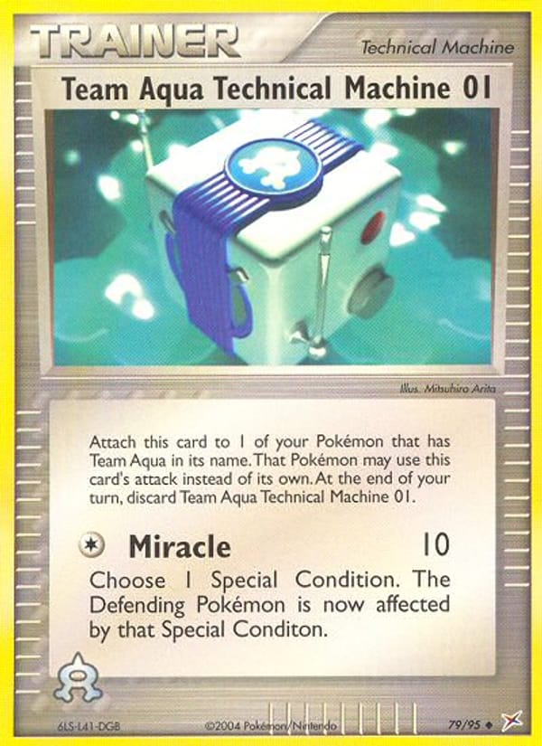 Team Aqua's Technical Machine 01 079/095