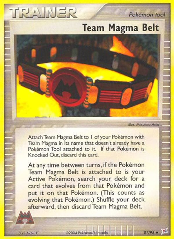 Team Magma Belt 081/095