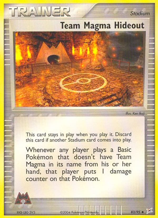 Team Magma Hideout 083/095