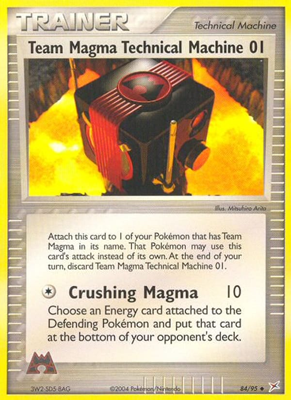 Team Magma's Technical Machine 01 084/095
