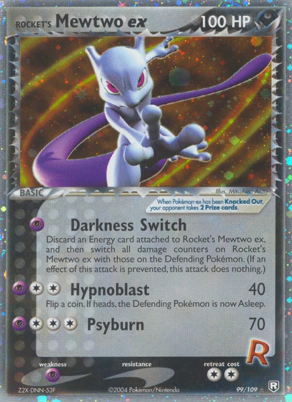 Rocket's Mewtwo ex 099/109