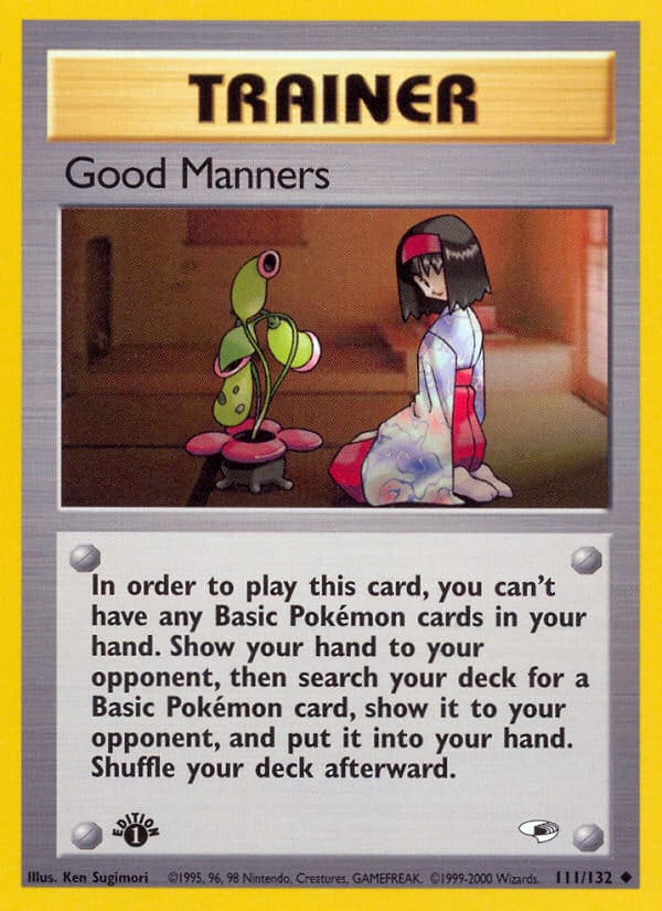 Good Manners 111/132