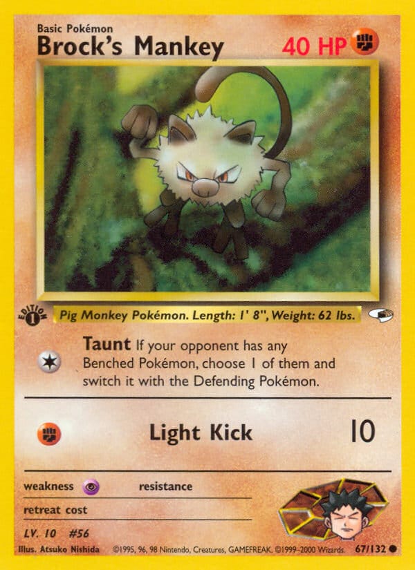 Brock's Mankey 067/132