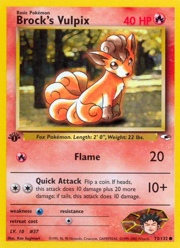 Brock's Vulpix 073/132
