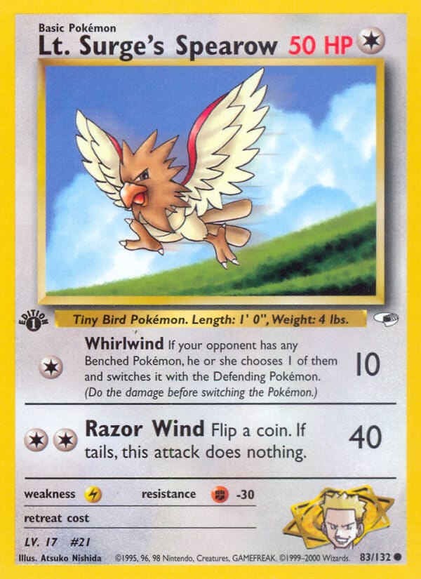 Lt. Surge's Spearow 083/132