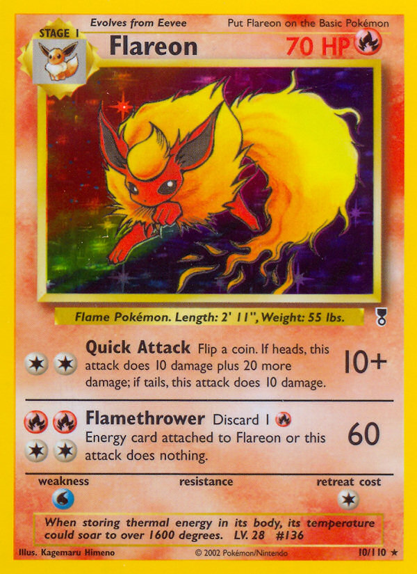 Flareon Pokémon TCG Card