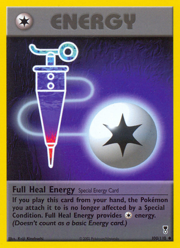 Full Heal Energy #100 Reverse Holo, Legendary Collection card photo