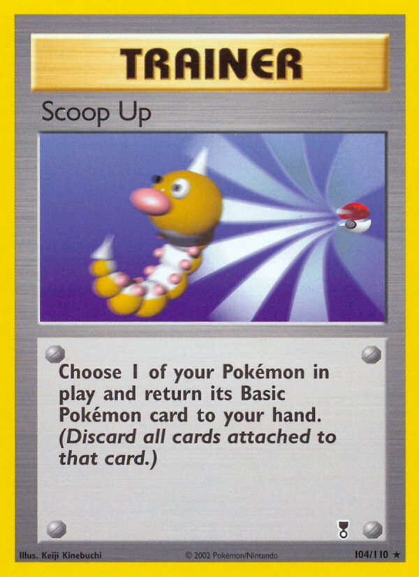 Scoop Up #104 Reverse Holo, Legendary Collection card photo