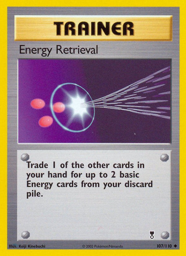 Energy Retrieval #107 Reverse Holo, Legendary Collection card photo