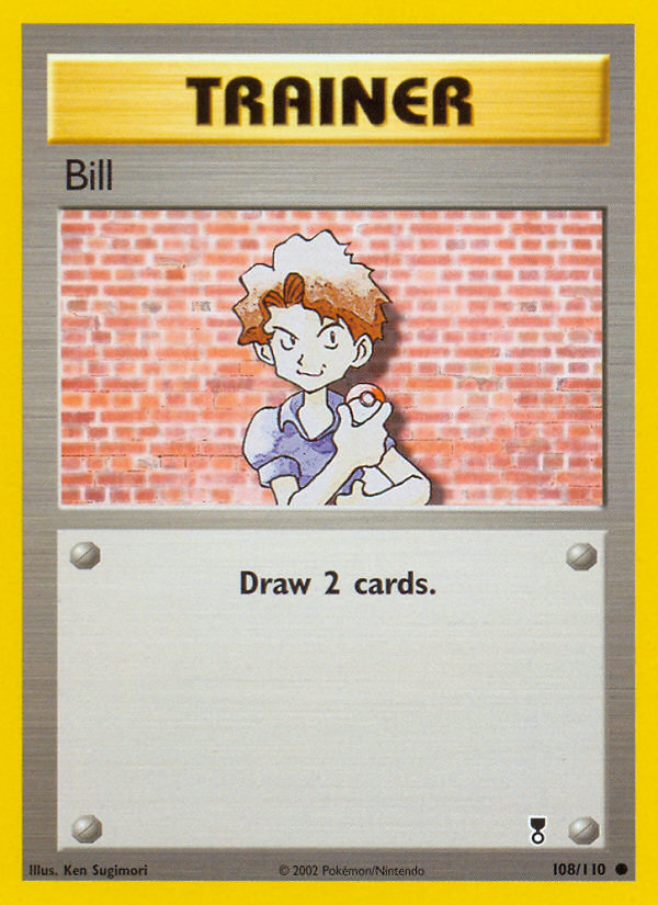 Bill card art from Legendary Collection (lc-108) illustrated by Ken Sugimori