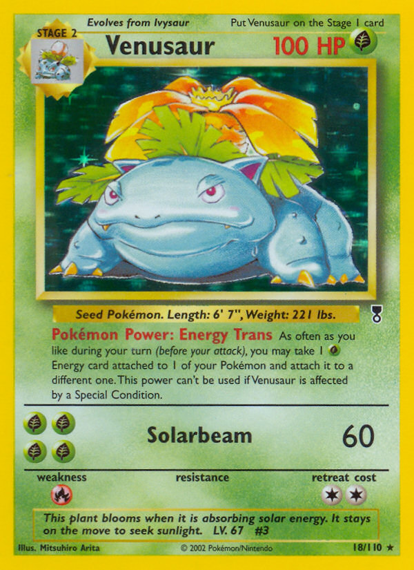 Venusaur Pokémon TCG Card