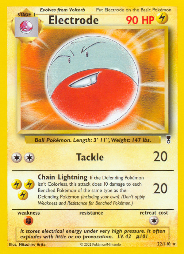 Electrode Pokémon TCG Card