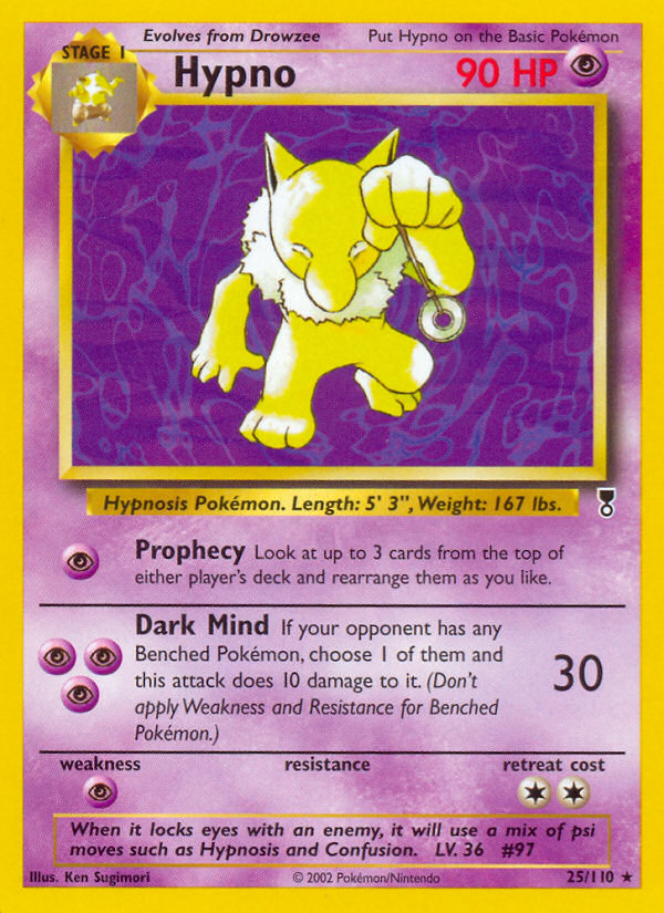 Hypno Pokémon TCG Card