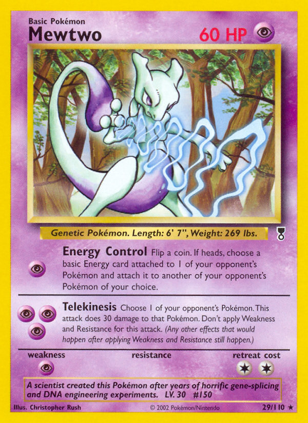 Mewtwo Pokémon TCG Card