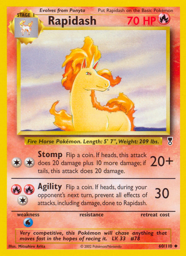 Rapidash Pokémon TCG Card
