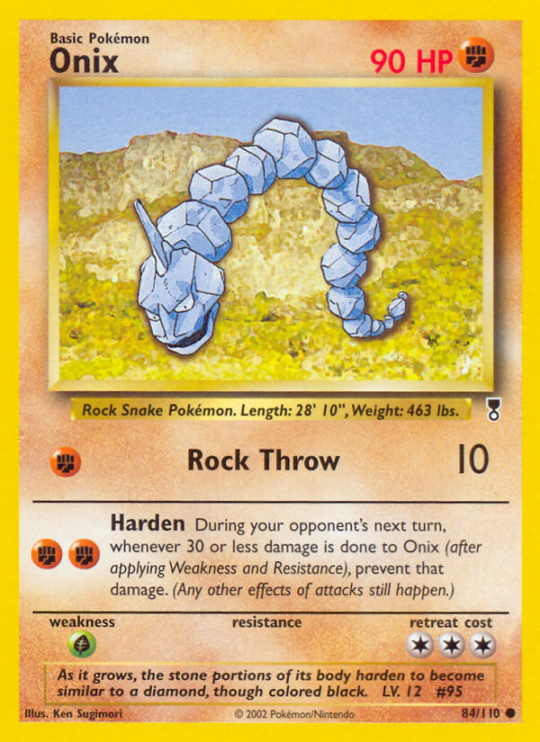 Onix Pokémon TCG Card