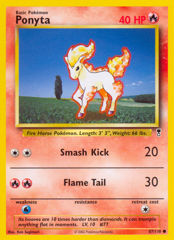 Ponyta Pokémon TCG Card
