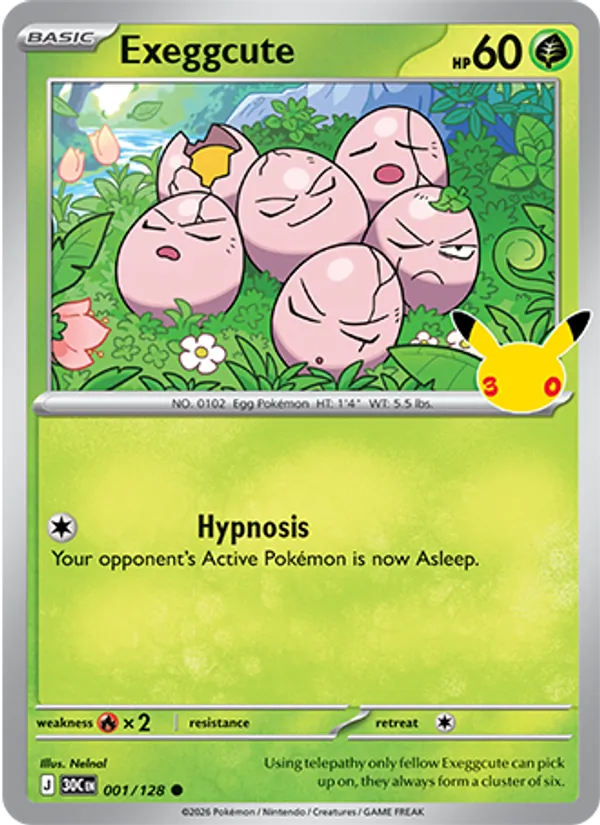 Exeggcute — 30th Celebration 001