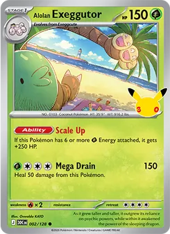 Alolan Exeggutor — 30th Celebration 002