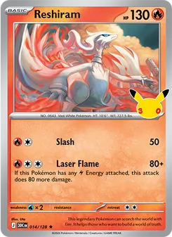 Reshiram — 30th Celebration 014
