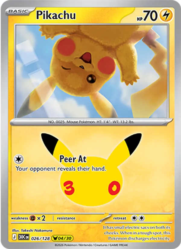 Pikachu — 30th Celebration 026