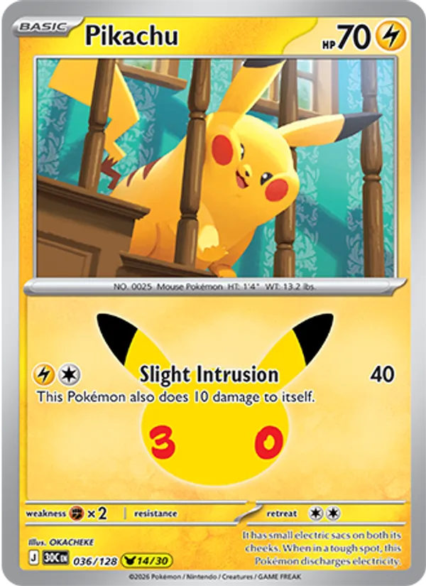 Pikachu — 30th Celebration 036