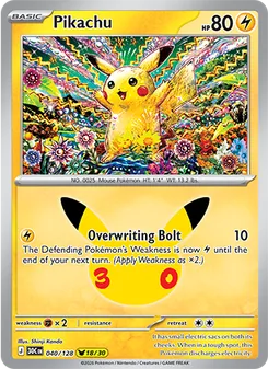 Pikachu — 30th Celebration 040
