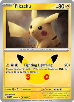 Pikachu — 30th Celebration 049