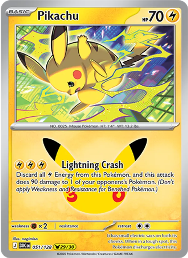 Pikachu — 30th Celebration 051