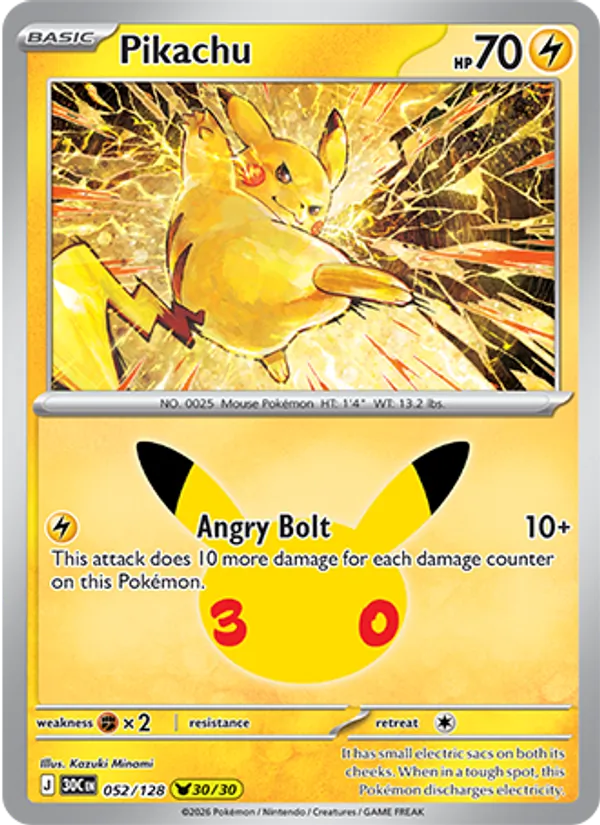 Pikachu — 30th Celebration 052