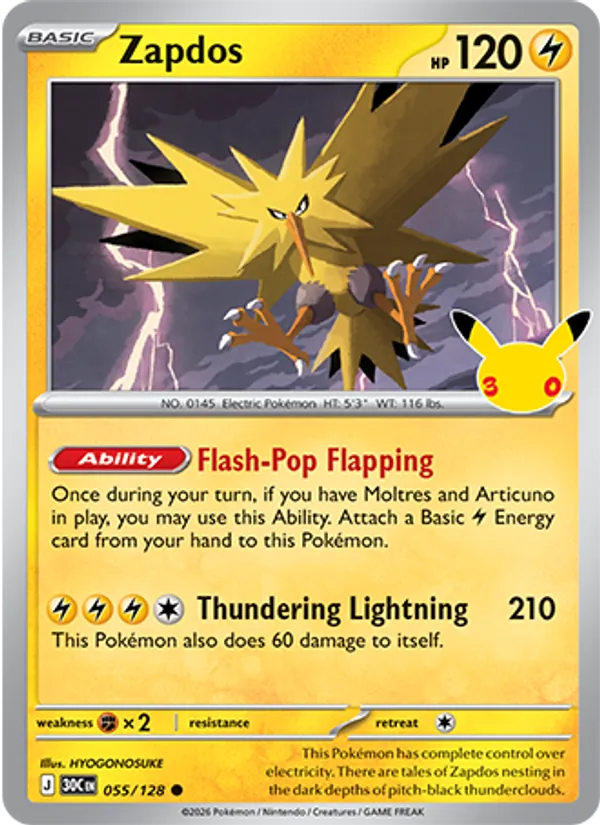 Zapdos — 30th Celebration 055