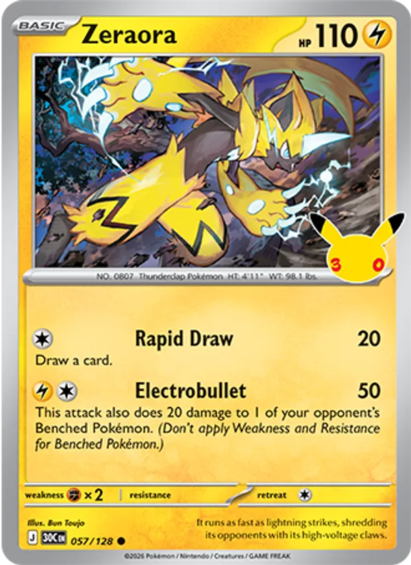 Zeraora — 30th Celebration 057