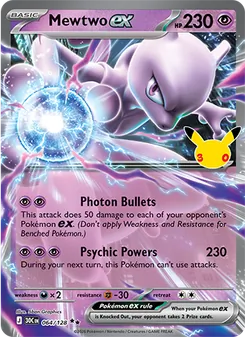 Mewtwo ex — 30th Celebration 064