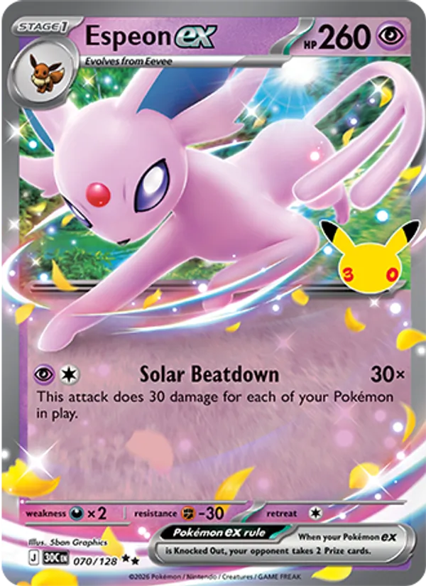 Espeon ex — 30th Celebration 070