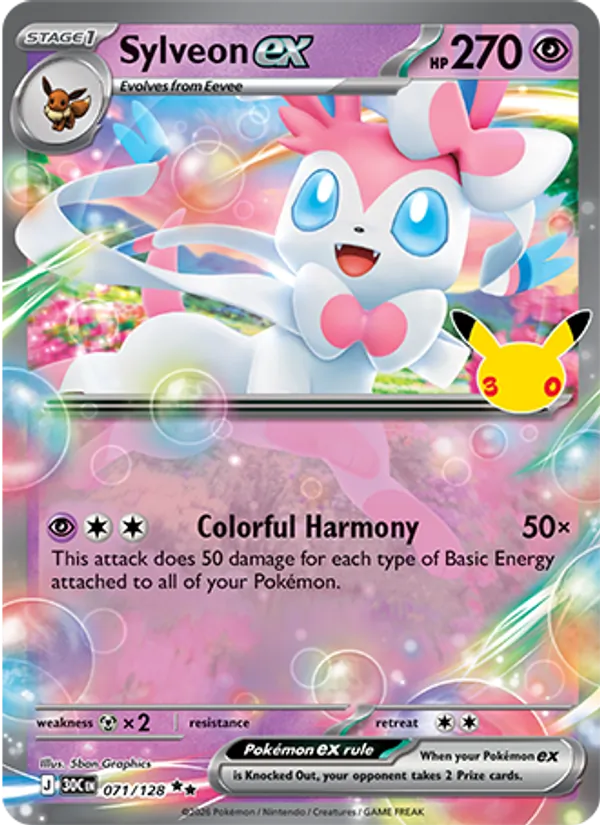Sylveon ex — 30th Celebration 071