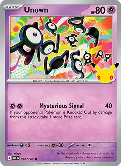 Unown — 30th Celebration 072