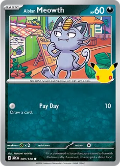 Alolan Meowth — 30th Celebration 089