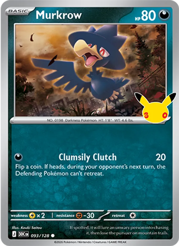 Murkrow — 30th Celebration 093