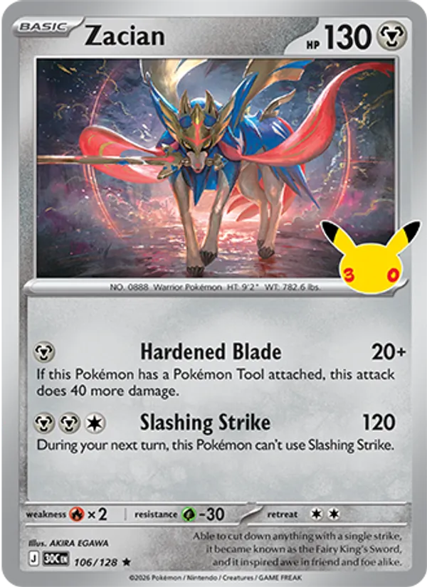 Zacian — 30th Celebration 106