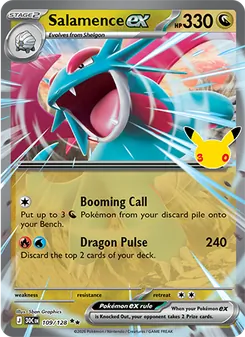 Salamence ex — 30th Celebration 109