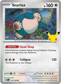 Snorlax — 30th Celebration 119