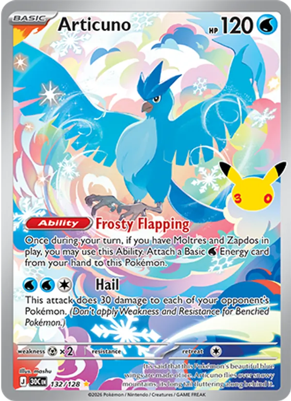 Articuno — 30th Celebration 132