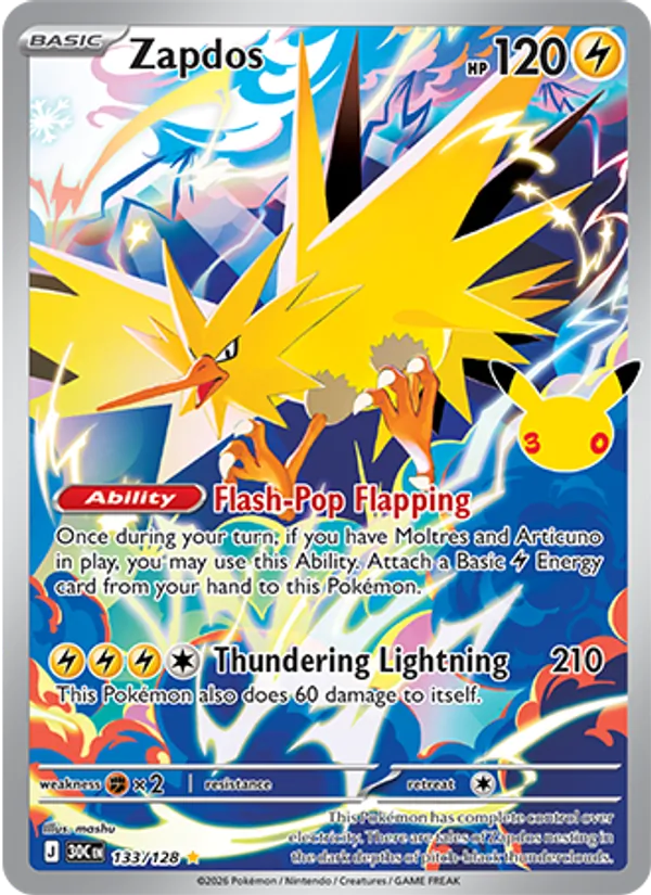 Zapdos — 30th Celebration 133